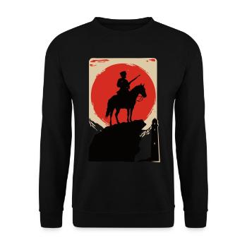 Abrek - Unisex Pullover - Schwarz - Vorne - Alina (178cm) & Michal (187cm)
