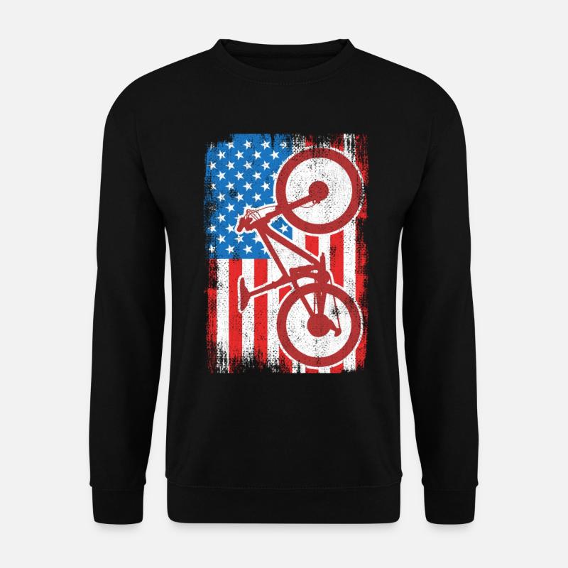 4. Juli USA MTB - Unisex Pullover - Schwarz