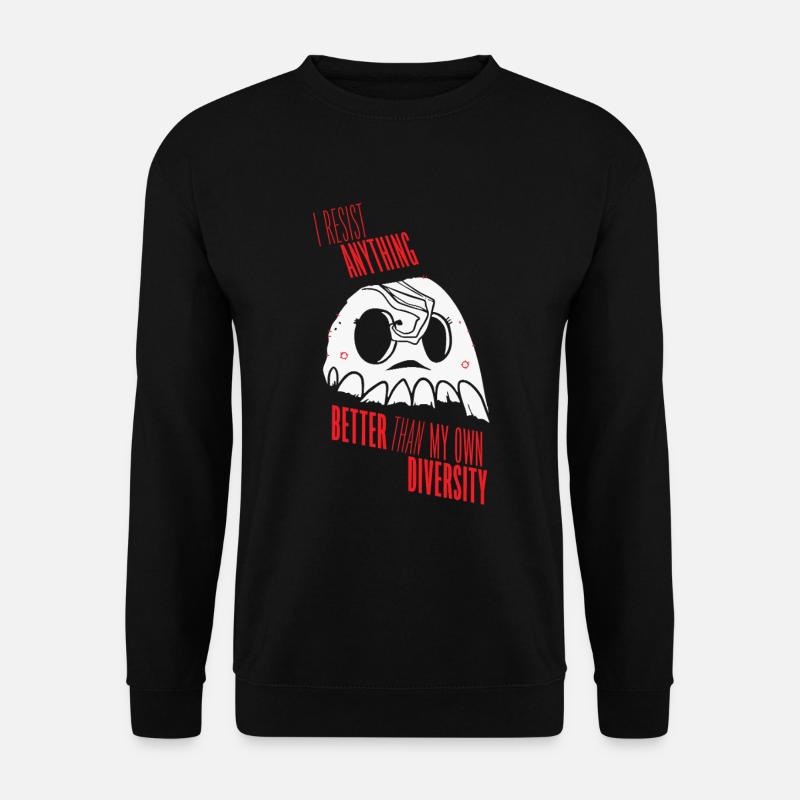 Diversity (red) - Unisex Sweatshirt - black