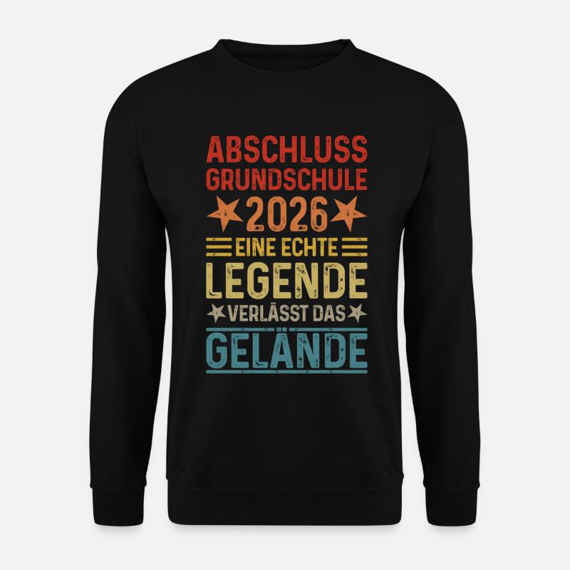 Abschluss 2026 Grundschule - Unisex Pullover - Schwarz