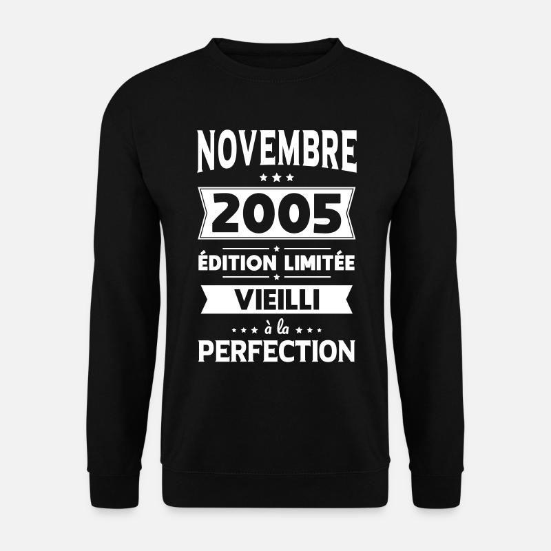 20th Anniversary - November 2005 Perfection - Unisex Sweatshirt - black
