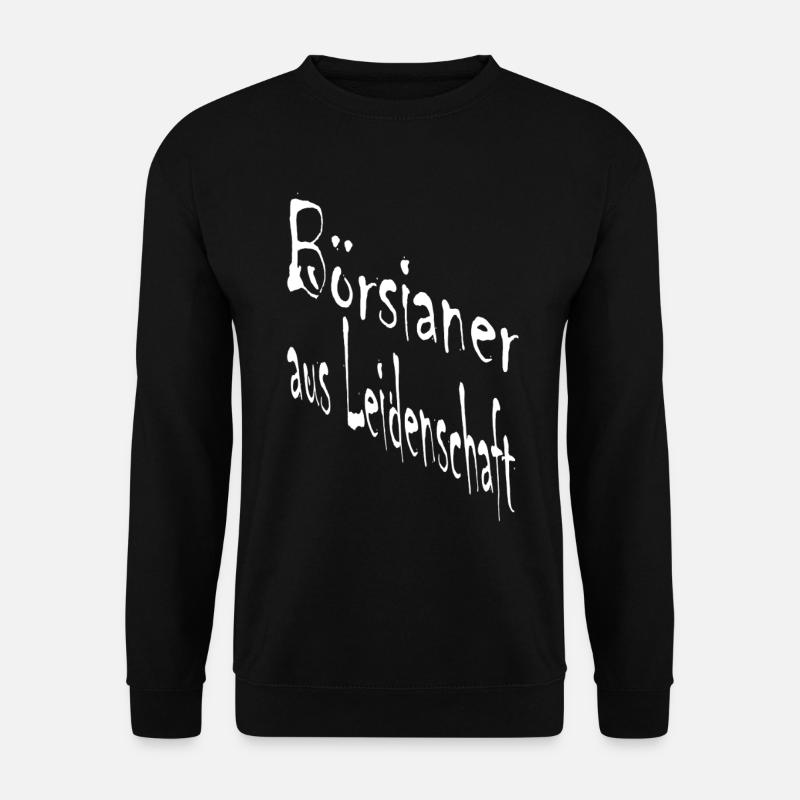 Traders passionnés de la bourse - Sweat-shirt Unisexe - noir