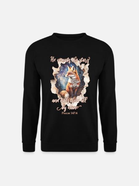 Bible Quote Christian - Unisex Sweatshirt - black