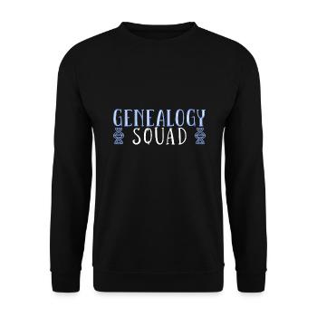Généalogiste - Sweat-shirt Unisexe - noir - Devant - Alina (178cm) & Michal (187cm)