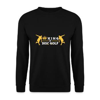 Disc Golf Disc Golfeur Frisbee - Sweat-shirt Unisexe - noir - Devant - Alina (178cm) & Michal (187cm)