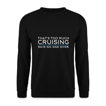 Cruise Cruise Ship - Unisex Sweatshirt - black - Front - Alina (178cm) & Michal (187cm)