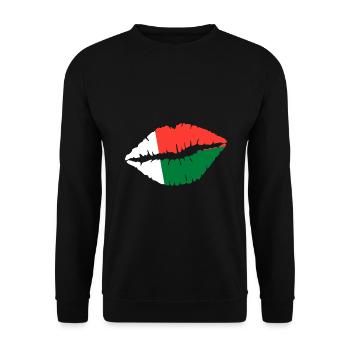 Drapeau de Madagascar, cadeau - Sweat-shirt Unisexe - noir - Devant - Alina (178cm) & Michal (187cm)
