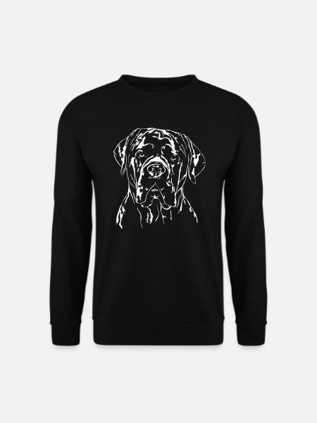 CANE CORSO Portrait Wilsigns Hundemotiv Hunderasse - Unisex Pullover - Schwarz