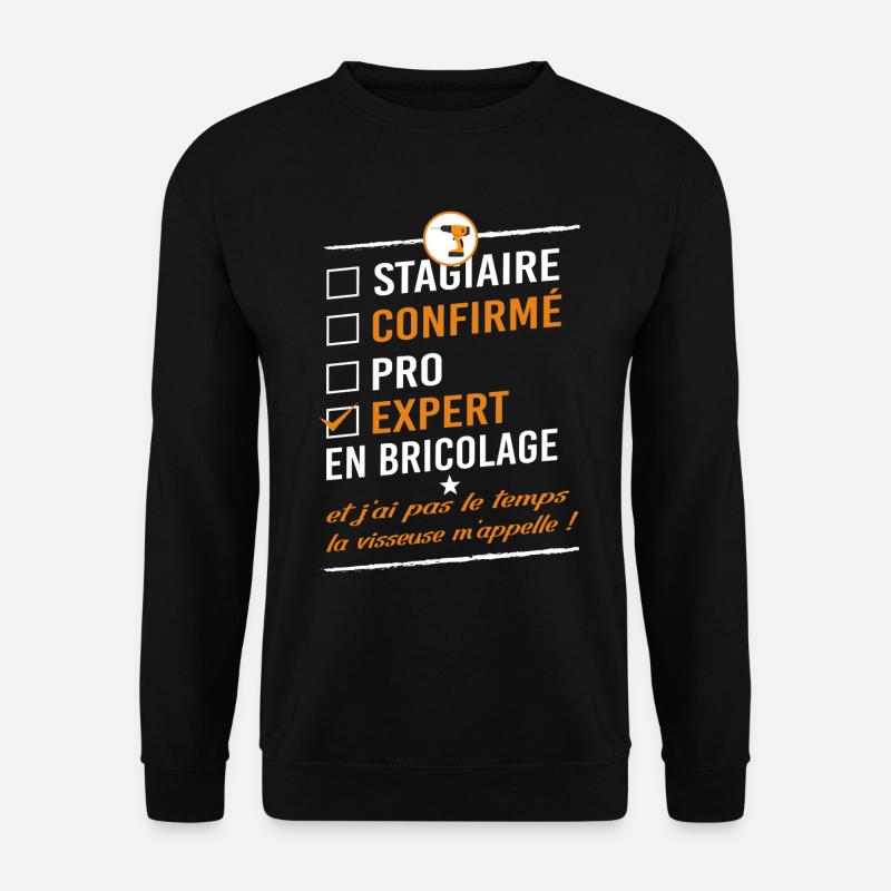 Do-it-yourself - Unisex Sweatshirt - black