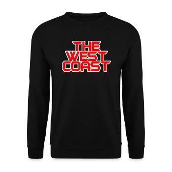 The West Coast - Unisex Pullover - Schwarz - Vorne - Alina (178cm) & Michal (187cm)