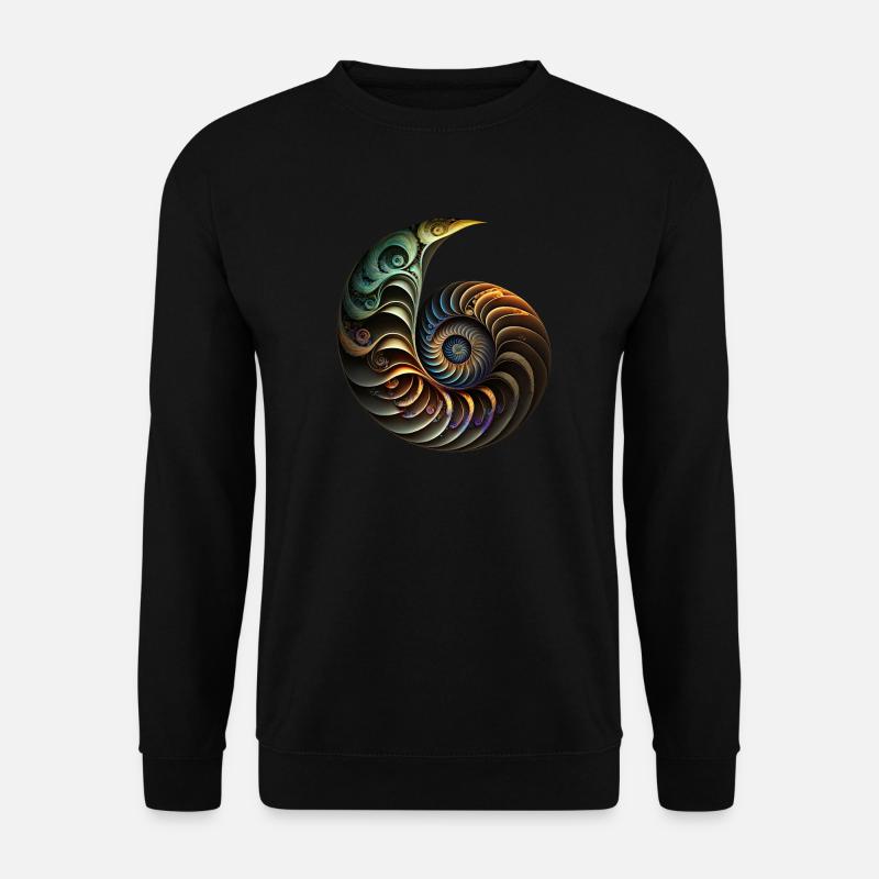 Fibonacci Spirale - Unisex Pullover - Schwarz