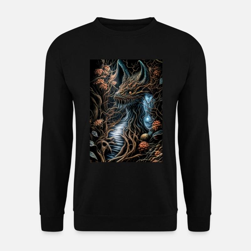 Verwurzelt V - Unisex Pullover - Schwarz