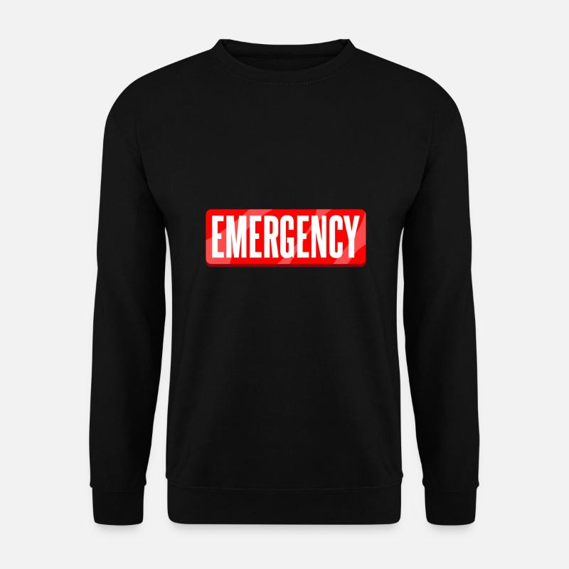 Notfall - Unisex Pullover - Schwarz