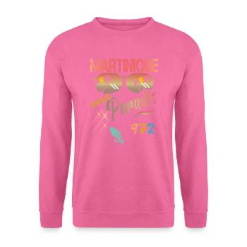 Idee cadeau La Martinique un petit paradis - Sweat-shirt Unisexe - rose - Devant