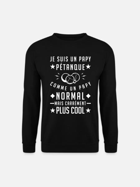 I'm a Grandpa Petanque - Unisex Sweatshirt - black