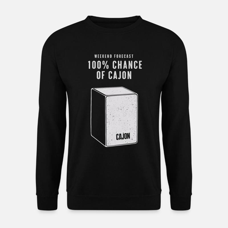 Cajon Drummer - Unisex Sweatshirt - black