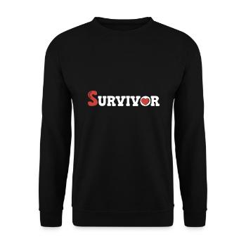 Crise cardiaque Chirurgie cardiaque Chirurgie Hospital - Sweat-shirt Unisexe - noir - Devant - Alina (178cm) & Michal (187cm)