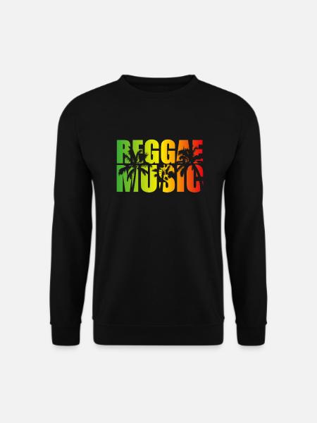 Reggae Music Rasta - Unisex Sweatshirt - black