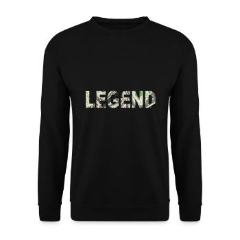 Legend Dollar - USD Money Maker - Business - Unisex Pullover - Schwarz - Vorne - Alina (178cm) & Michal (187cm)