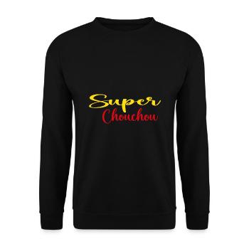 Super chouchou - Sweat-shirt Unisexe - noir - Devant - Alina (178cm) & Michal (187cm)