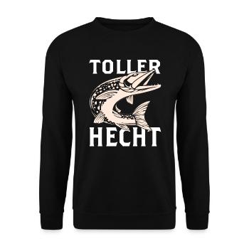 Toller Hecht - Unisex Pullover - Schwarz - Vorne - Alina (178cm) & Michal (187cm)