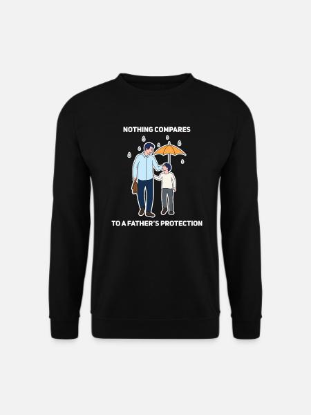 Vatertag Kinderschutz Design - Unisex sweater - sort