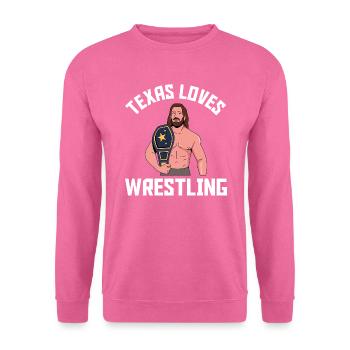 Conception de lutte au Texas pour les fiers fans du Texas - Sweat-shirt Unisexe - rose - Devant
