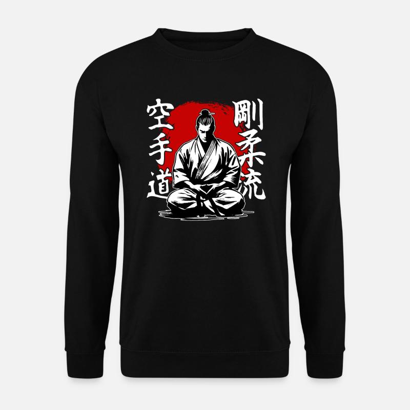 Samurai Goju Ryu Karate Kampfkunststil - Unisex Pullover - Schwarz
