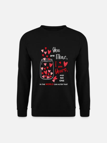 Unzerbrechliche Liebe | Literarisches Zitat - Unisex Pullover - Schwarz