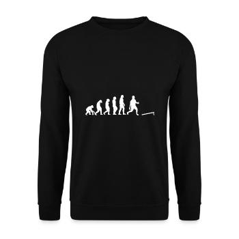 Cornhole Evolution - Unisex Pullover - Schwarz - Vorne - Alina (178cm) & Michal (187cm)