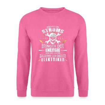 Elektriker - Unisex Pullover - Pink - Vorne