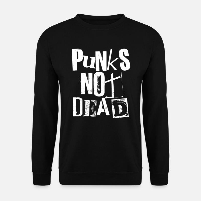 Punks Not Dead - Vintage Grunge - Punk Is Not Dead - Unisex Sweatshirt - black