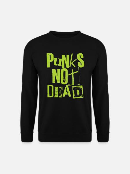 Punks Not Dead - Vintage Grunge - Punk Is Not Dead - Unisex Pullover - Schwarz