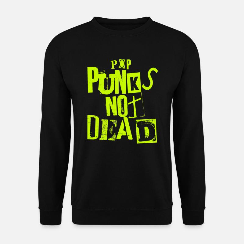 Pop Punks Not Dead - Vintage Grunge - Pop Punk Is - Unisex Pullover - Schwarz