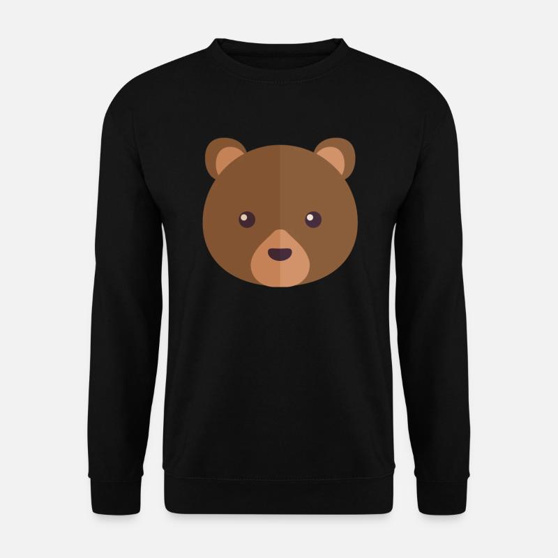 Bear Face - Unisex Sweatshirt - black