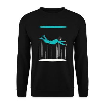 Indoor Skydiving - Wind Tunnel - Sweat-shirt Unisexe - noir - Devant - Alina (178cm) & Michal (187cm)