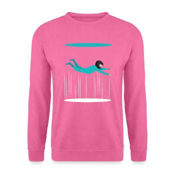 Indoor Skydiving - Wind Tunnel - Sweat-shirt Unisexe - rose - Devant