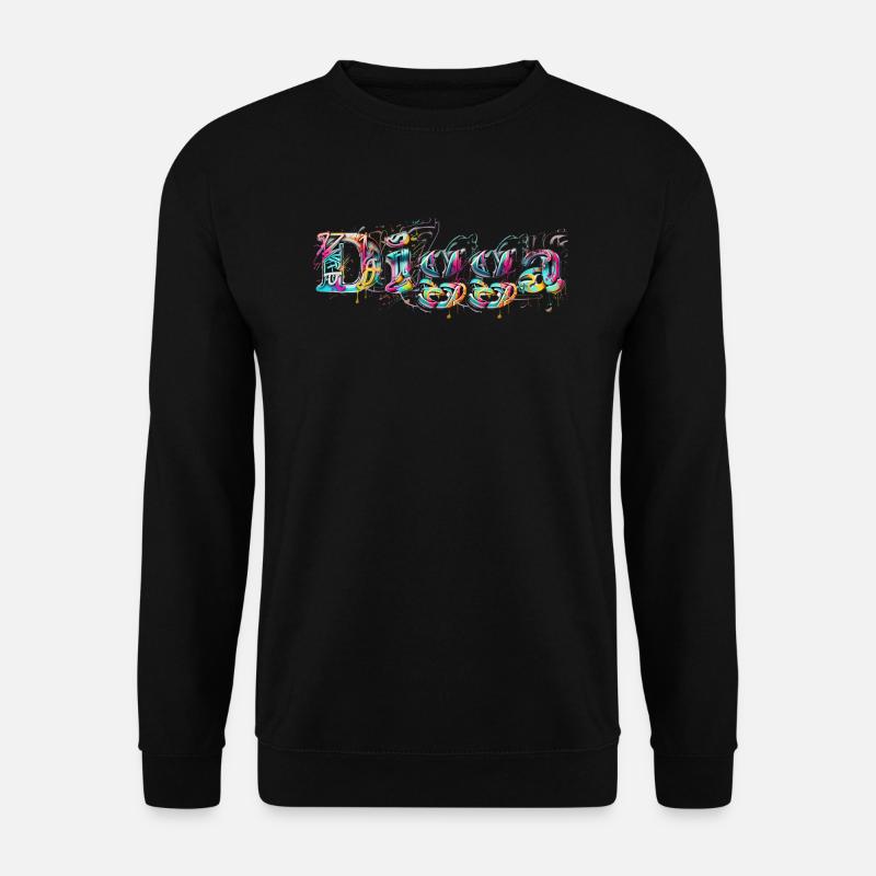 Digga - Grafitti - Sweat-shirt Unisexe - noir