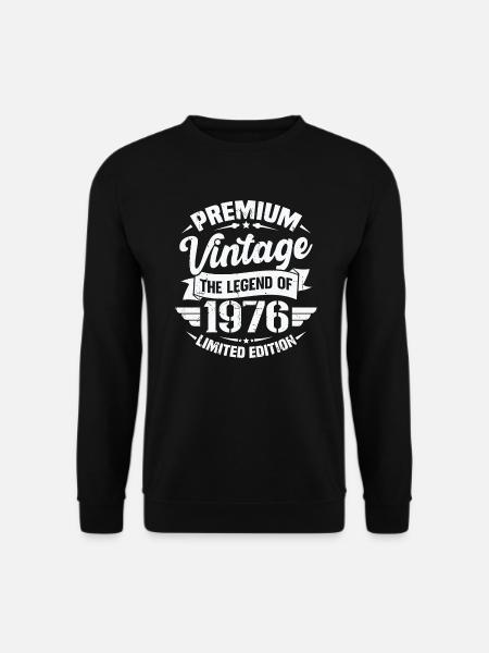 Vintage 1976 Limited Edition - Unisex sweater - sort