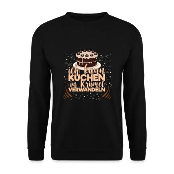 Gâteau cadeau chemise pour les amateurs - bonbons - Sweat-shirt Unisexe - noir - Devant - Alina (178cm) & Michal (187cm)