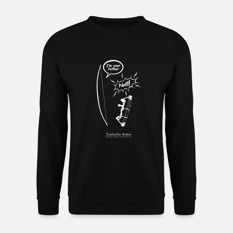 Ich bin dein Vater - instinktives Bogenschießen - Unisex Pullover - Schwarz