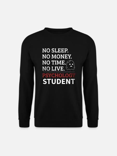 Étudiant en psychologie | Dire drôle - Sweat-shirt Unisexe - noir