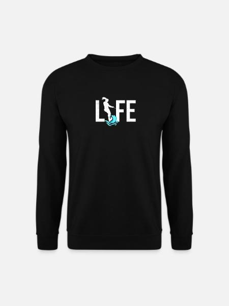 Wasserski Ist Leben |Wasserski-Geschenke - Unisex Pullover - Schwarz