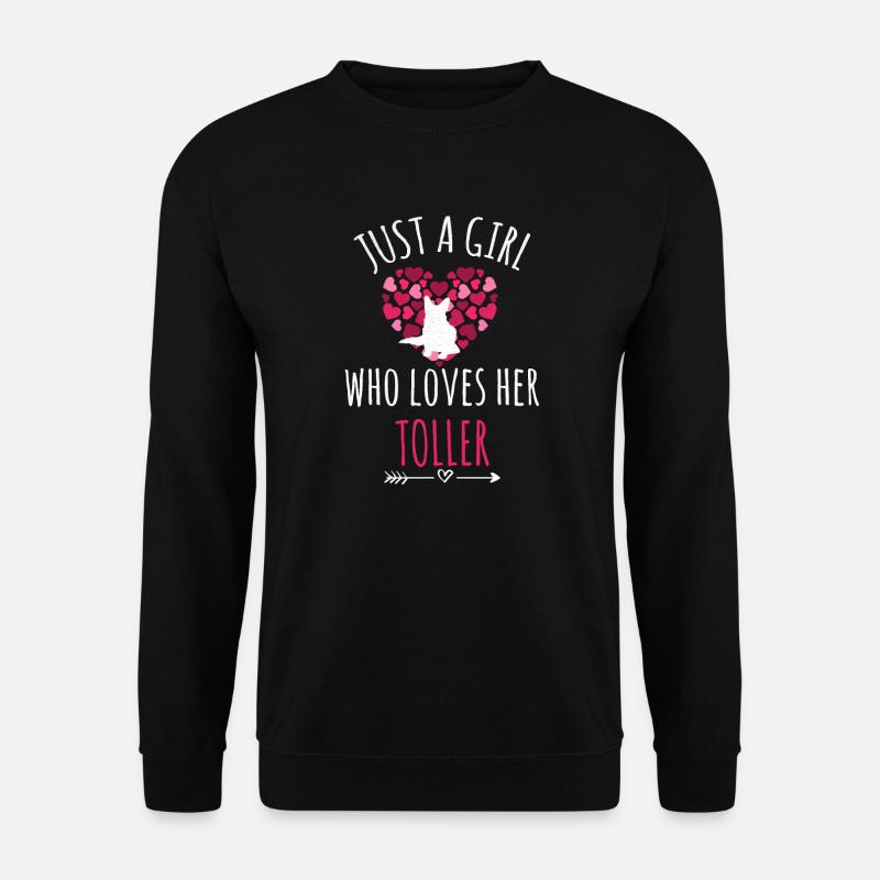 Nova Scotia Duck Tolling Retriever Tollerhund - Unisex Pullover - Schwarz