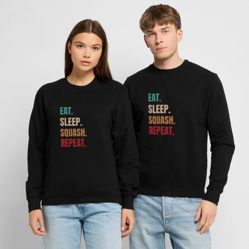 Eat Sleep Squash Repeat Squash Player Squash Coach Unisex Sweatshirt