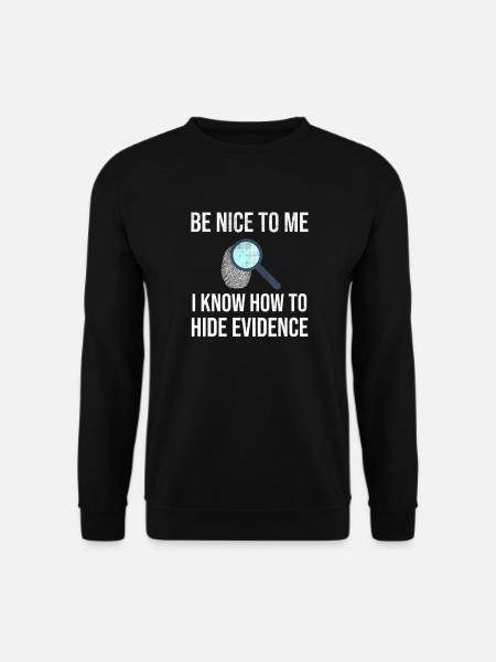 Forensiker | Kriminaltechniker Forensische Medizin - Unisex Pullover - Schwarz