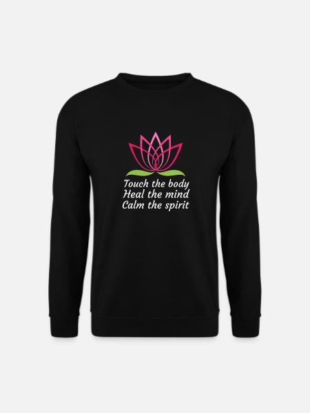 Masseurin Geschenkidee Massagetherapeutin Massage - Unisex Pullover - Schwarz