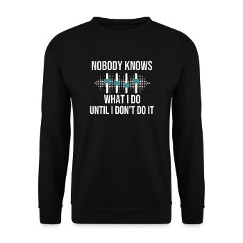 Sound Engineer Gift Sound Engineer Sound Engineer - Unisex Sweatshirt - black - Front - Alina (178cm) & Michal (187cm)