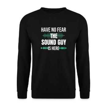 Sound Engineer Sound Engineer Sound Engineer Gift - Unisex Sweatshirt - black - Front - Alina (178cm) & Michal (187cm)
