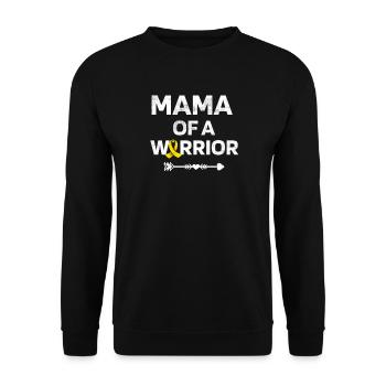 Enfant cancer cadeau maman | DIPG Anticancéreux - Sweat-shirt Unisexe - noir - Devant - Alina (178cm) & Michal (187cm)